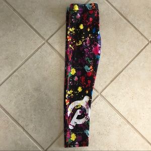 Terez x Peloton Capri Splatter Leggings